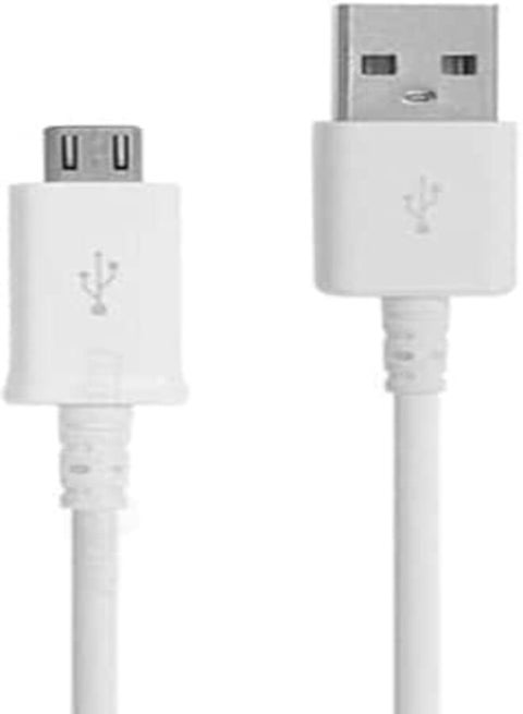 Micro USB Charger Cable, Micro USB Charger Cord Cable, Fast Charging and Data Transfer Cable 1 Meter - White